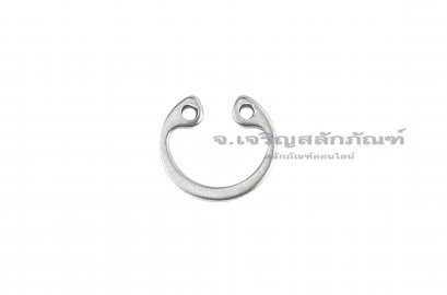 แหวนล็อคในสแตนเลส (OD) 11 mm (เบอร์ 11 ) (วัดขนาดวงนอกของแหวนได้ 11.8 mm ความหนา 1.0 mm)