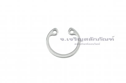 แหวนล็อคในสแตนเลส (OD) 16 mm (เบอร์ 16 ) (วัดขนาดวงนอกของแหวนได้ 17.3 mm ความหนา 1.0 mm)