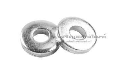 แหวนอีแปะ M5 เหล็กชุบซิงค์ขาว รุ่นหนาพิเศษ (5-14-3)