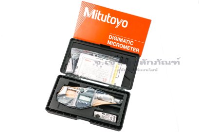 ไมโครมิเตอร์ดิจิตอล Mitutoyo รุ่น 293-240-30 วัดขนาด 0-25 mm ความละเอียด 0.001 mm ป้องกันน้ำ/ฝุ่น ระดับ IP65