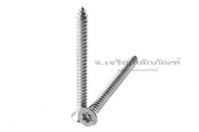 สกรูเกลียวปล่อยสแตนเลส หัวทอร์ค-หัวดาว มีเดือยโผล่ M3.9x40