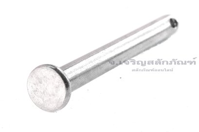 สลักหัวแบนกลม-ปิ๊นหัวแบนสแตนเลส (Stainless Steel Clevis Pin) ขนาด 5x65