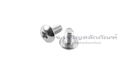 น็อตหัวร่มแฉกสแตนเลส (JT) M2.5x5 เกลียวตลอด