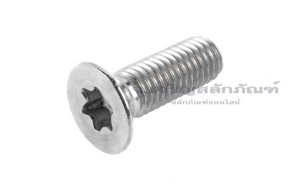น็อตหัวทอร์ค-หัวดาวเตเปอร์สแตนเลส (Torx, Taper Head Screw) M10x25