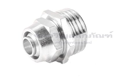 ข้อต่อลมทองเหลืองอย่างดี แบบสวมขันอัด (เกลียวนอก x เสียบสาย) ขนาด 1/2"x12 mm