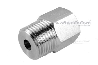 ข้อต่อตรงสแตนเลส (เกลียวนอก x เกลียวใน) 1/2"-14 BSPT x 1/4"-19 BSPF ข้อต่อแปลง