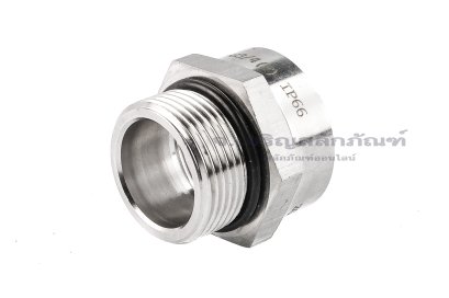 ข้อต่อตรงสแตนเลส (เกลียวนอก x เกลียวใน) 3/4" x M25x1.5 ข้อต่อลด-ข้อต่อเพิ่ม รุ่นกลม