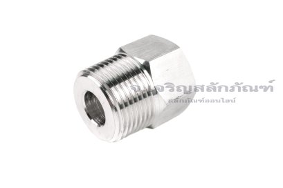 ข้อต่อตรงสแตนเลส (เกลียวนอก x เกลียวใน) ขนาด 3/4"-14 NPT x1/2"-14 NPT ข้อต่อลด-ข้อต่อเพิ่ม