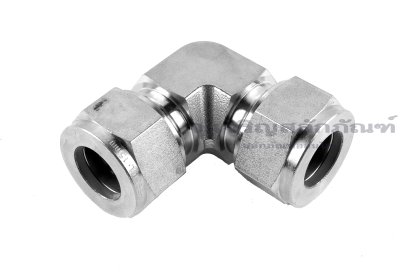 ข้อต่อตาไก่สแตนเลสเกรด 316 แบบงอ 90° (เสียบสาย x เสียบสาย) 15 x 15 mm
