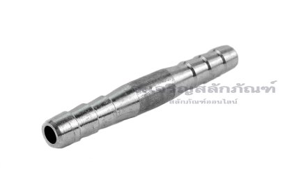 ข้อต่อหางไหลเสียบสายสแตนเลส แบบตรงเสียบสายสองข้าง ขนาด 6 x 6 mm