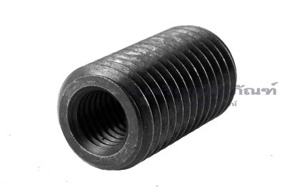 ตัวหนอนซ่อมเกลียวเหล็กดำแข็ง เกลียวในขนาด M12x1.75 เกลียวนอกขนาด M20x2.5 ความยาว 35 mm