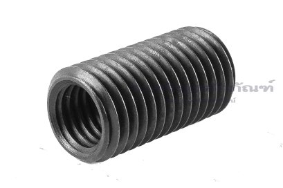 ตัวหนอนซ่อมเกลียวเหล็กดำแข็ง เกลียวในขนาด M12x1.75 เกลียวนอกขนาด M16x2.0 ความยาว 30 mm