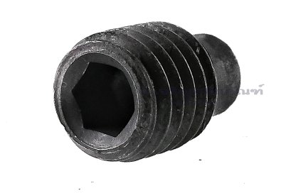 น็อตตัวหนอนดำแข็ง M8x12 ปลายทรงกระบอกขนาด 5x4.2 mm เกรด 12.9