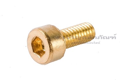 น็อตหัวจมทองเหลือง M2.5x6 เกลียวตลอด