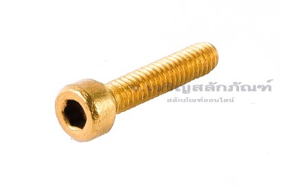 น็อตหัวจมทองเหลือง M2x10 เกลียวตลอด