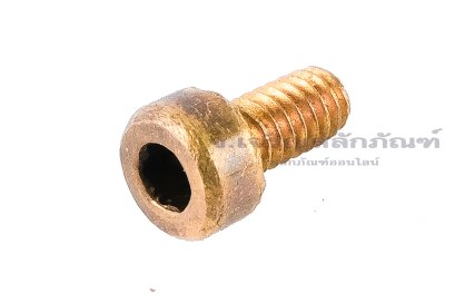 น็อตหัวจมทองเหลือง M2x4 เกลียวตลอด