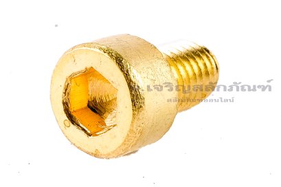 น็อตหัวจมทองเหลือง M5x8 เกลียวตลอด
