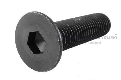 น็อตหัวจมเตเปอร์ดำ 3/4" เกลียว (BSW/NC)10 ยาว 3" เกรด 10.9 เกลียวตลอด