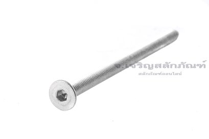 น็อตหัวจมเตเปอร์สแตนเลส M3x55 เกลียวตลอด