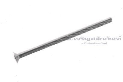 น็อตหัวจมเตเปอร์สแตนเลส M3x60 เกลียวตลอด