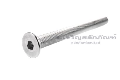 น็อตหัวจมเตเปอร์สแตนเลส เกรด 316 M10x120 เกลียวตลอด