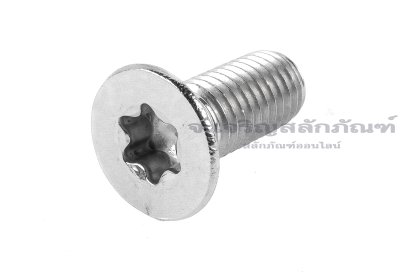 น็อตหัวทอร์ค-หัวดาวเตเปอร์สแตนเลส (Torx, Taper Head Screw) M10x20