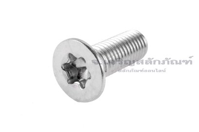 น็อตหัวทอร์ค-หัวดาวเตเปอร์สแตนเลส (Torx, Taper Head Screw) M12x35