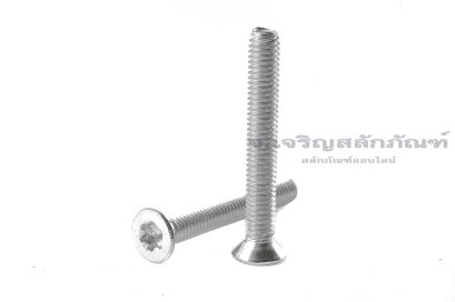 น็อตหัวทอร์ค-หัวดาวเตเปอร์สแตนเลส (Torx, Taper Head Screw) M3x22