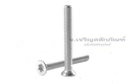 น็อตหัวทอร์ค-หัวดาวเตเปอร์สแตนเลส (Torx, Taper Head Screw) M3x25