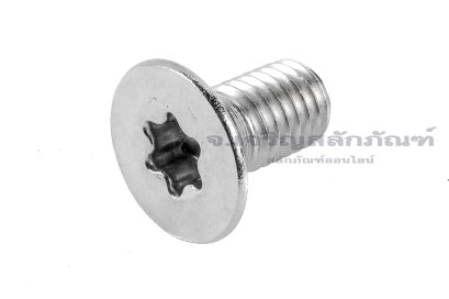 น็อตหัวทอร์ค-หัวดาวเตเปอร์สแตนเลส (Torx, Taper Head Screw) M8x16