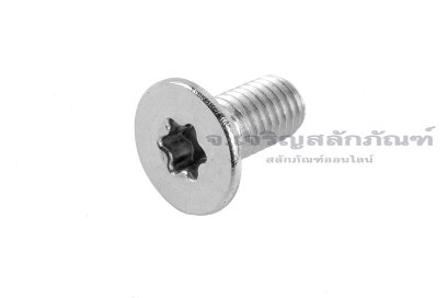 น็อตหัวทอร์ค-หัวดาวเตเปอร์สแตนเลส (Torx, Taper Head Screw) M8x18