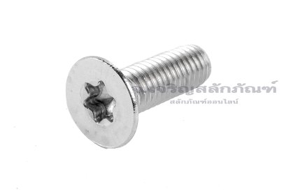 น็อตหัวทอร์ค-หัวดาวเตเปอร์สแตนเลส (Torx, Taper Head Screw) M8x20