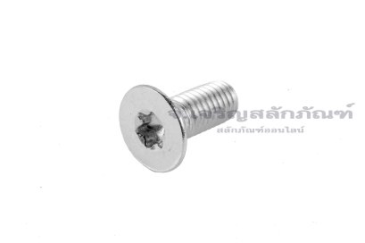 น็อตหัวทอร์ค-หัวดาวเตเปอร์สแตนเลส (Torx, Taper Head Screw) M8x25