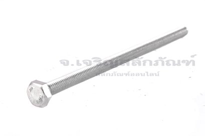 น็อตหัวเหลี่ยมสแตนเลส Stainless Steel Hex Bolt M4x80