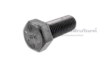 น็อตเหลี่ยมดำแข็ง ขนาด 3/4"x2" เกลียว 10 (BSW/NC) เกรด 10.9 เกลียวตลอด