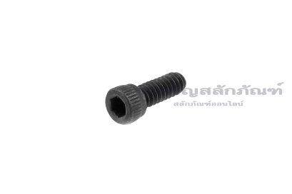 น็อตหัวจมดำแข็ง #6-32 x 3/8" (เบอร์ 6 เกลียว 32 ยาว 3/8") วัดความโตเป็นมิลได้ 3.5x9.5 mm เกลียวตลอด