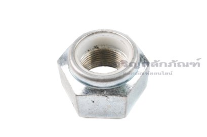 หัวน็อตล็อคกันคลาย M33x2.0 เกรด 10.9 เหล็กชุบซิงค์ขาว