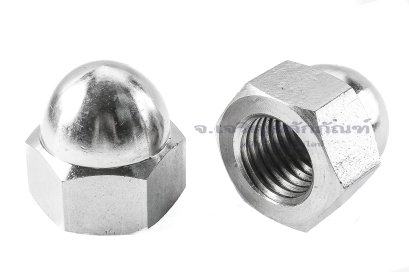 หัวน็อตหมวก-หัวน็อตแบบปิดสแตนเลสเกรด 316 Dome Hex Nut Stainless M24x3.0