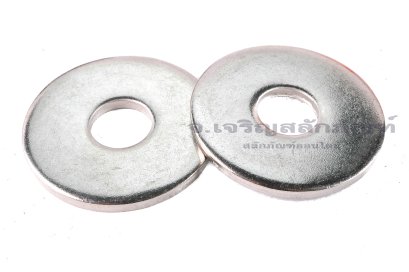 แหวนอีแปะ M10 สแตนเลส รุ่นหนาพิเศษ (10-34-3) กว้างพิเศษ