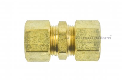 ข้อต่อตรงตาไก่ทองเหลือง (เสียบสาย x เสียบสาย) 16x16