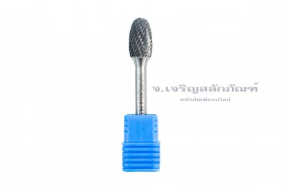 ดอกเจียรคาร์ไบด์ (Tungsten Carbide Grinder Bit) Kugel ทรงรี E 12x20x6 (โตxยาวxแกน)