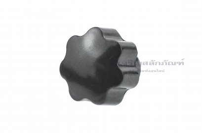 มือหมุนดอกไม้ ตัวเมีย (Star Grip Knob) เกลียวในขนาด M5 ความโตหัว 24 mm