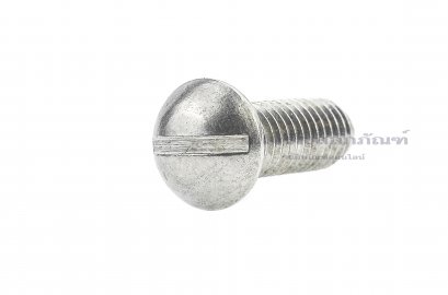 น็อตหัวร่มผ่าสแตนเลส  3/8&quot; x 1&quot;