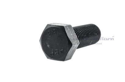 น็อตเหลี่ยมดำแข็ง M22x55 เกลียวตลอด