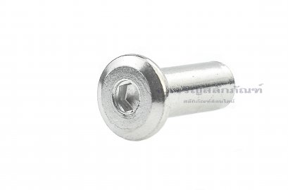 น็อตเกลียวใน-ปลอกหัวน็อต หัวจมแบนสแตนเลส Inner Thread Bolt M6x20