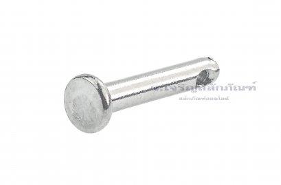สลักหัวแบนกลม-ปิ๊นหัวแบนสแตนเลส (Stainless Steel Clevis Pin) ขนาด 3x16