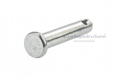 สลักหัวแบนกลม-ปิ๊นหัวแบนสแตนเลส (Stainless Steel Clevis Pin) ขนาด 5x25