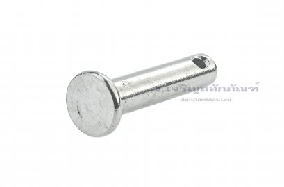 สลักหัวแบนกลม-ปิ๊นหัวแบนสแตนเลส (Stainless Steel Clevis Pin) ขนาด 6x25