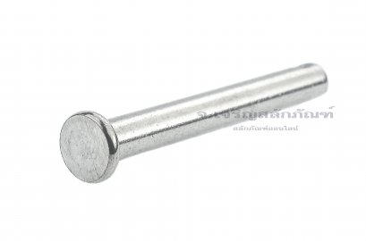 สลักหัวแบนกลม-ปิ๊นหัวแบนสแตนเลส (Stainless Steel Clevis Pin) ขนาด 6x50