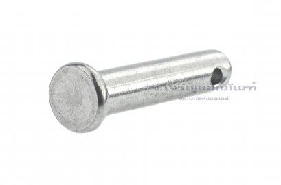 สลักหัวแบนกลม-ปิ๊นหัวแบนสแตนเลส (Stainless Steel Clevis Pin) ขนาด 8x35